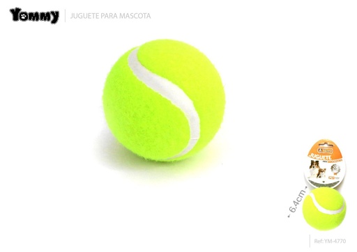 [YM4770] Pelota de goma verde 6.4 cm - Juguetes para mascotas