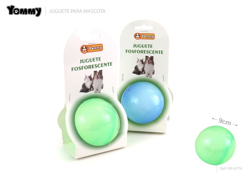 [YM4774] Juguete de pelota grande luminosa de 9cm - Juguetes para mascotas