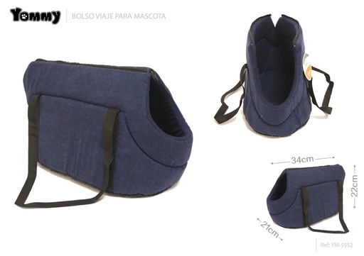 [YM5552] Bolso de viaje de felpa 34*21*22 cm - Accesorios para mascotas