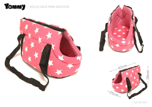 [YM5557] Bolso de viaje para mascotas 42x25x28 cm - Accesorios de viaje