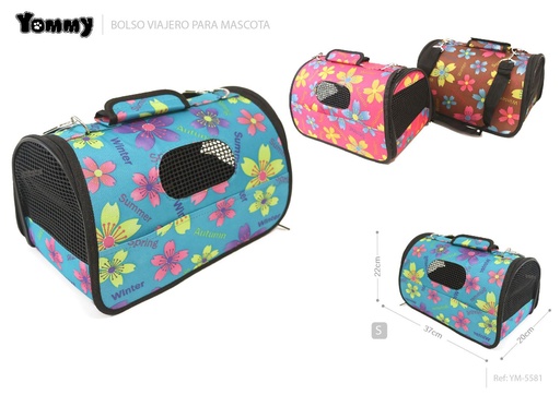[YM5581] Bolso de viaje para mascotas S:37x22x20 cm