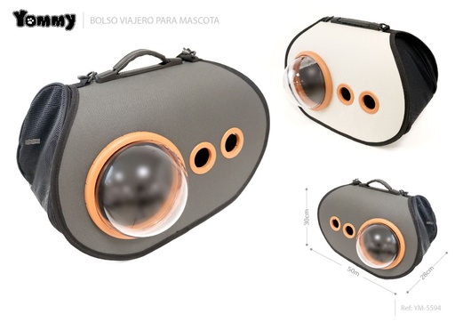 [YM5594] Transportín de viaje 50x28x30 cm - Accesorios para mascotas