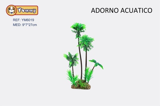 [YM6019] Planta decorativa para acuarios 9*7*27 cm - Decoración para acuarios