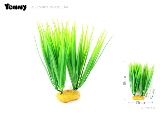 [YM6031] Decoración acuario de plástico 13x7x18cm para mascotas acuáticas