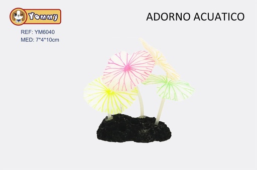 [YM6040] Adorno acuático 7x4x10cm - Decoración para acuarios