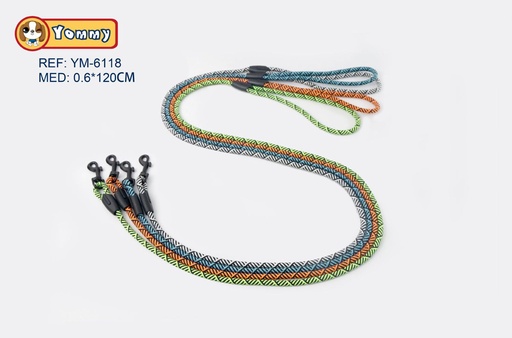 [YM6118] CORREA PERRO 0.6x120 cm - Correa de tracción de nylon
