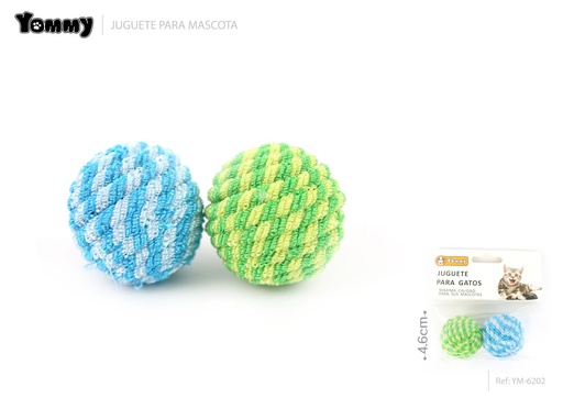 [YM6202] Juguete para gatos bola de lana 4.6cm