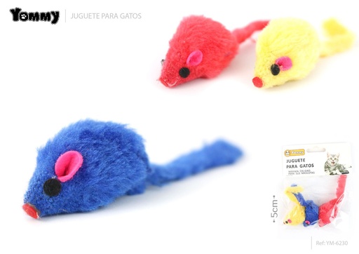 [YM6230] Juguete para gatos ratón 5 cm - Juguetes para gatos