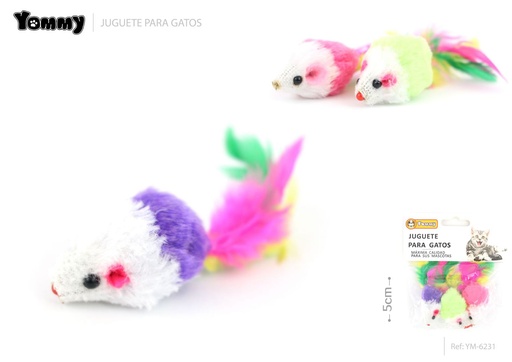 [YM6231] Juguete para gatos ratón de 5CM - Juguete para gatos