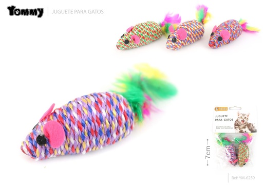 [YM6259] Juguete para gato 7cm - Juguetes para mascotas