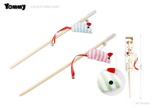 [YM6260] Juguete para gato 40 cm con campana - Accesorios para mascotas