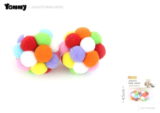 [YM6280] Juguete para gatos 4.5cm para entretenimiento y diversión