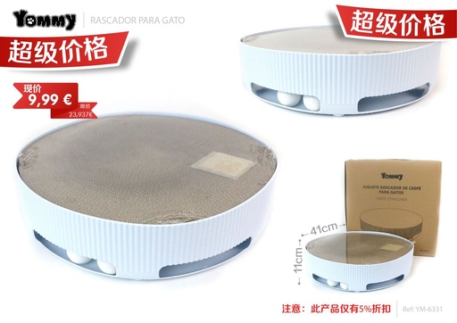 [YM6331] Rascador para gato 41*41*11cm - Juguete para gatos con papel triturable