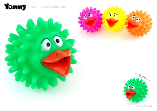 [YM6684] Juguete de goma para mascotas 9cm - Juguetes para mascotas