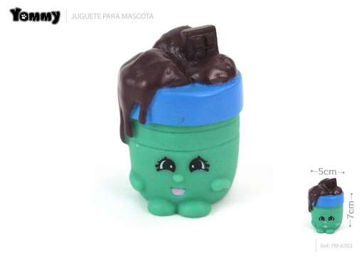 [YM6703] Juguete de goma para mascotas 7x5 cm - Juguetes de goma