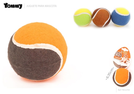 [YM6705] Juguete de goma con silbido 6.35 cm (rubber) - Artículos para mascotas