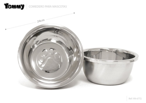 [YM6772] Comedero para mascotas 24 cm - Accesorios para mascotas