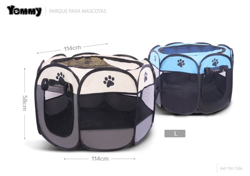 [YM7266] Parque para mascotas L:114x114x58 cm - Accesorios para mascotas