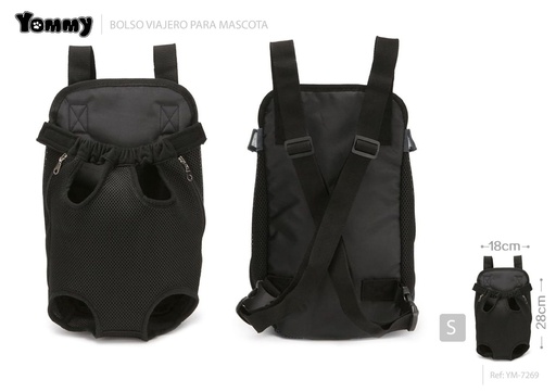 [YM7269] Bolso viaje para mascotas S 28*18cm - Accesorios para mascotas