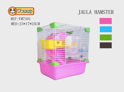 [YM7301] Jaula de hámster 23x17x25cm - Jaulas para mascotas