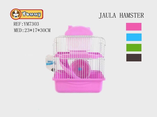 [YM7303] Jaula de hámster 23x17x30cm - Jaulas para mascotas