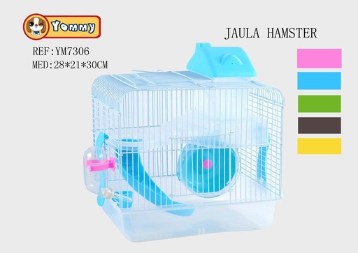 [YM7306] Jaula para hámster 28x21x30 cm - Casa para mascotas