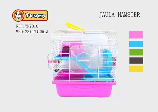 [YM7310] Jaula para hámster 23x17x25 cm - Mascotas
