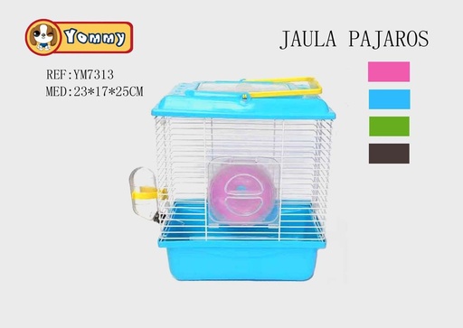 [YM7313] Jaula para hámster 23x17x25 cm - Accesorios para mascotas