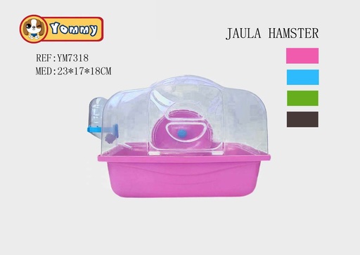 [YM7318] Jaula para hámster 23x17x18 cm - Accesorios para hámster y conejos
