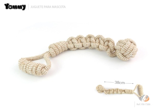 [YM7386] Juguete de cuerda para mascotas 38cm - Juguetes para mascotas