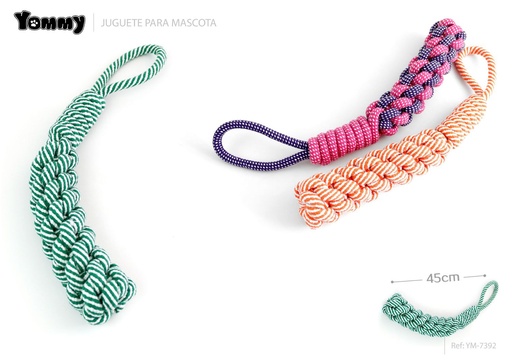 [YM7392] Juguete nudo de cuerda 45cm - Juguetes para mascotas