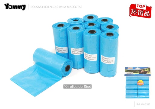 [YM7515] Bolsitas higiénicas para mascota 10x15cm - Accesorios para mascotas