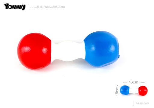 [YM7604] Juguete de goma para mascotas 16*6cm - Juguete para animales