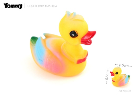 [YM7632] Juguete para mascotas pato 8.5x5.5x9.5 cm - Juguete para mascotas