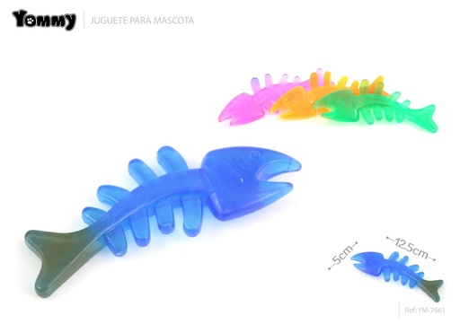 [YM7661] Juguete para mascotas de TPR 12.5x5.0 cm - Juguetes para mascotas