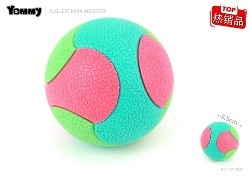 [YM7821] Juguete TPR Bolas 5.5CM - Accesorios para mascotas
