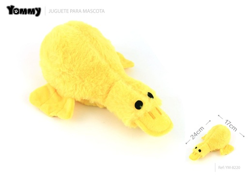 [YM8220] Juguete de cuerda pato 24*17 cm - Peluche para mascotas 
