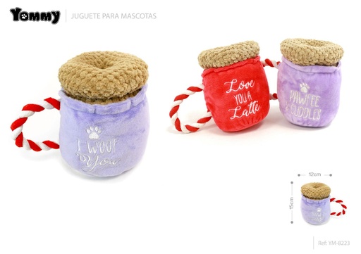 [YM8223] Juguete de peluche para mascotas 15x12 cm - Accesorios para mascotas