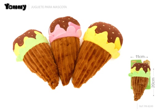 [YM8249] Juguete de peluche para mascotas estampado de 20*11 cm - Juguete de felpa