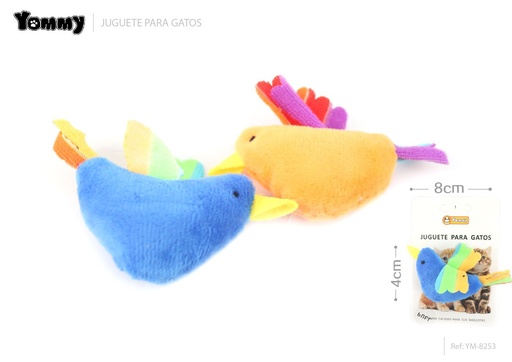 [YM8253] Juguete de pájaro para gatos 8*4 cm - Juguetes para gatos