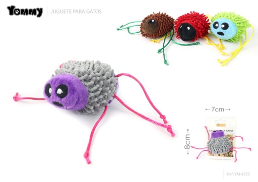 [YM8255] Juguete para mascotas con forma de insecto 8*7 cm - Juguete para gatos