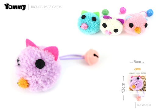 [YM8262] Juguete de ratón con sonajero 13x5 cm - Juguetes para mascotas