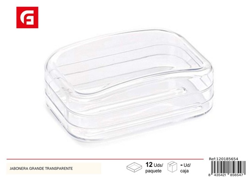 [120185654] Jabonera grande transparente - Utensilios de cocina