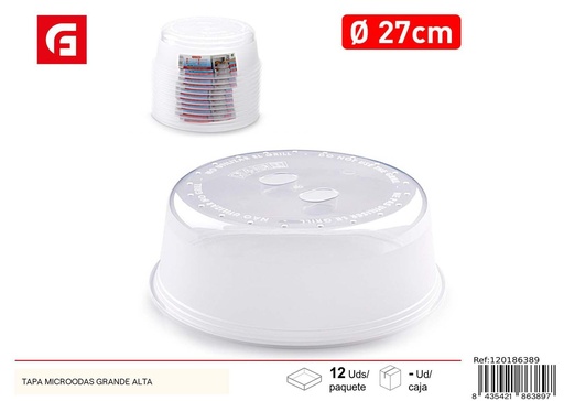 [A002747] Tapa de microondas grande alta - Utensilio de cocina