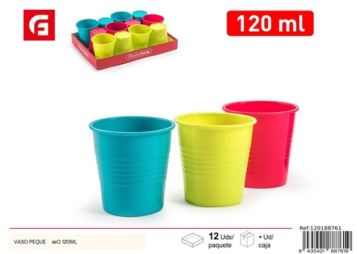 [120188761] Vaso pequeño de plástico 120ml - Utensilios de cocina y plásticos
