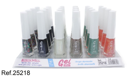 [8435433223696] Laca de uñas efecto gel (24 unidades) - Cosméticos