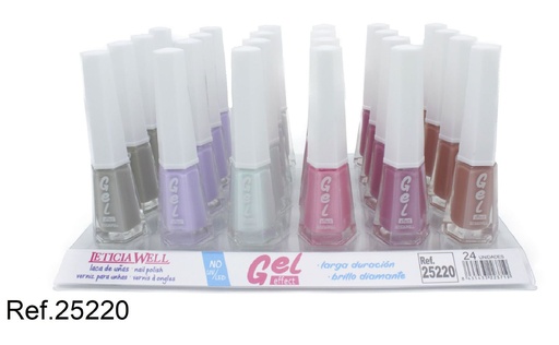 [8435433223719] Laca de uñas efecto gel (24 unidades) - Cosméticos