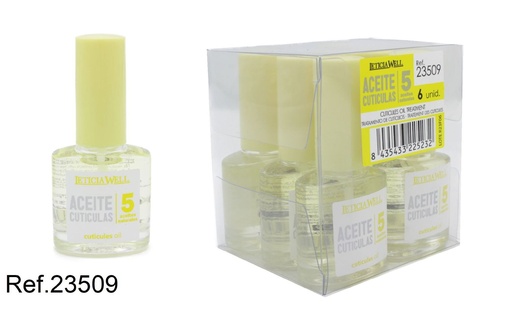 [8435433225232] Aceite para cutículas 6 unidades - Cosméticos y cuidado de uñas