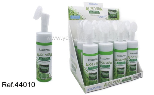 [8435433225324] Mousse limpiador facial Aloe Vera 12/u - Cosméticos y tratamientos faciales
