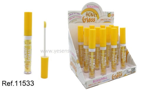 [8435433226154] Lip gloss brillo honey 12/U - Cosméticos